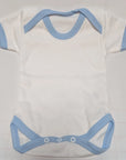 UK Made Baby Bodysuits – 100% Cotton Short Sleeve | Blank Wholesale Clearance