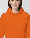 drummer hoodie orange