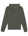 A STSU812 Stanley/Stella Drummer Hoodie Khaki (C223) made from organic ring-spun combed cotton.