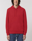 drummer hoodie red