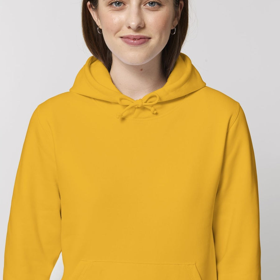 drummer hoodie mustard