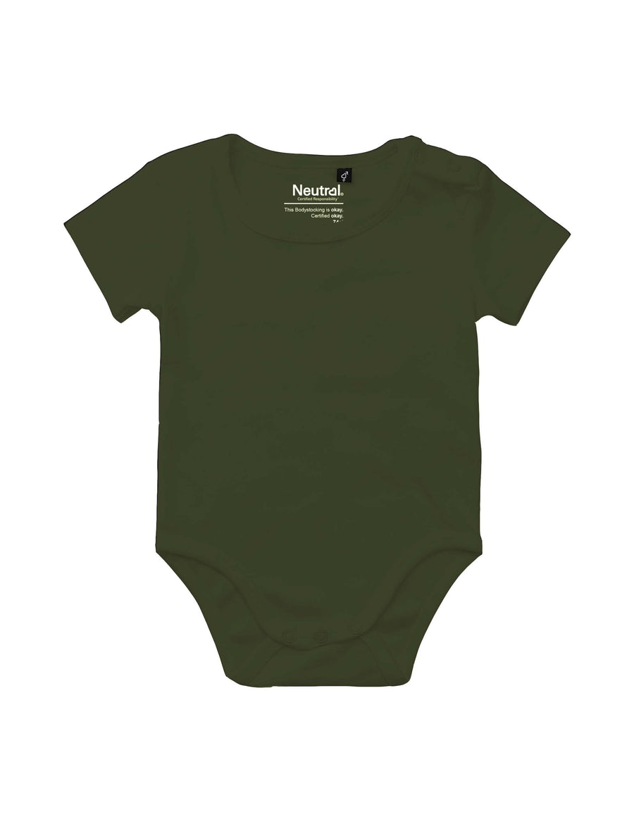 O11030 Neutral Babies Short sleeve Regular Fit Fairtrade Organic Cotton Babygrow