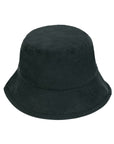 black Canvas Bucket Hat
