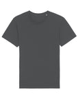 Plain dark gray Stanley/Stella Rocker Anthracite unisex t-shirt on a white background.