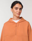 orange Oversized Hoodie Sweatshirt