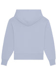 The STSU856 Stanley/Stella Slammer Relaxed Organic Cotton Unisex Hoodie, viewed from the back.