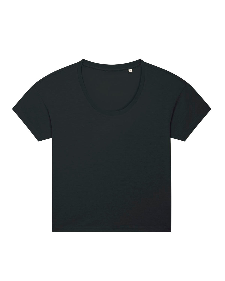 STTW036 Stella Chiller Women's Scoop Neck Relaxed Fit Organic Cotton T-Shirt