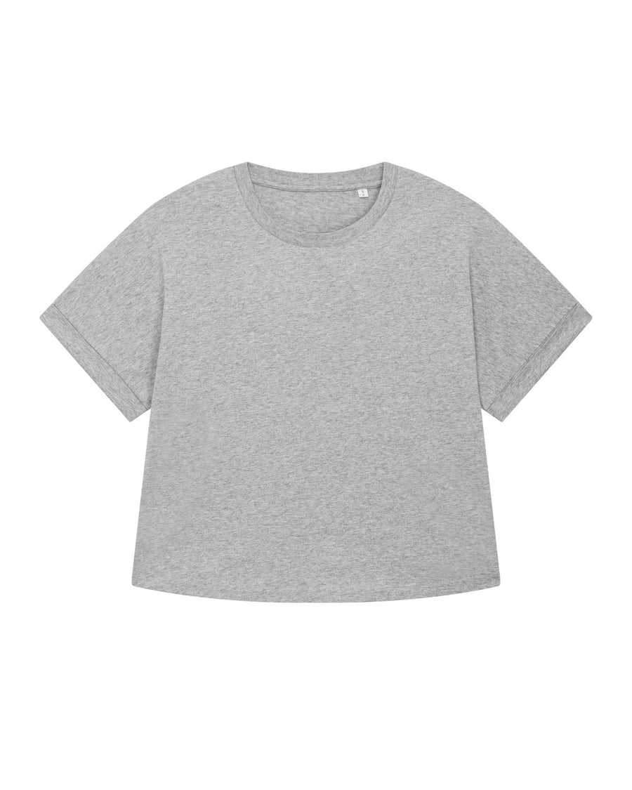 Rolled Sleeve T-shirt grey