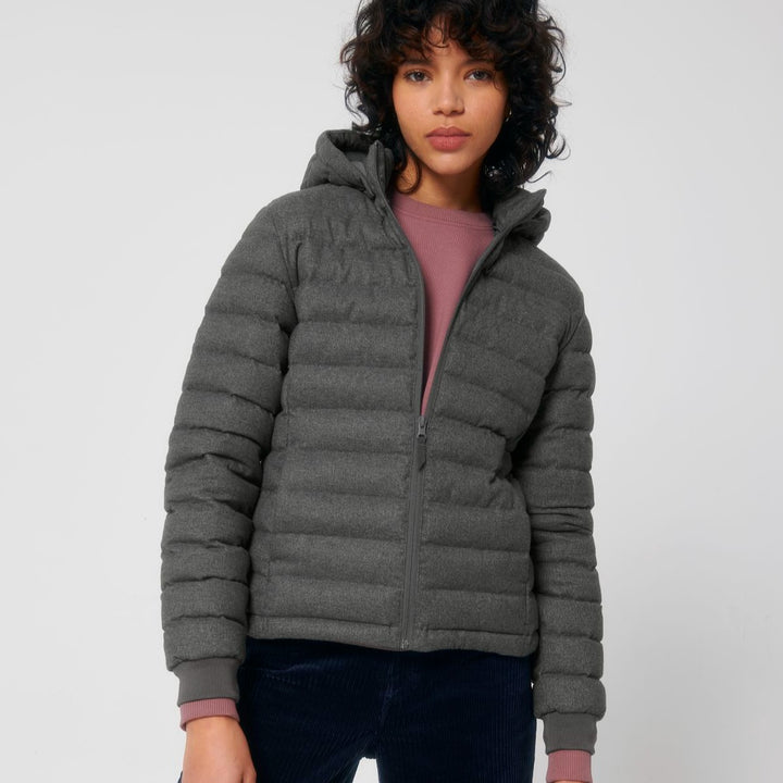 STJM897 Stella Voyager Wool-Like Recycled Polyester Padded Jacket