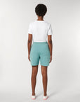 teal Organic Cotton Trainer pants 