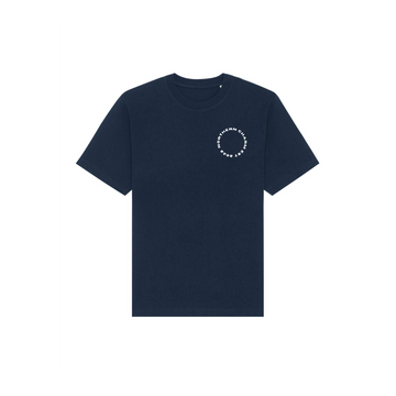 The Stanley/Stella Freestyler Heavy Organic Cotton Unisex T-Shirt in navy, made from organic cotton.